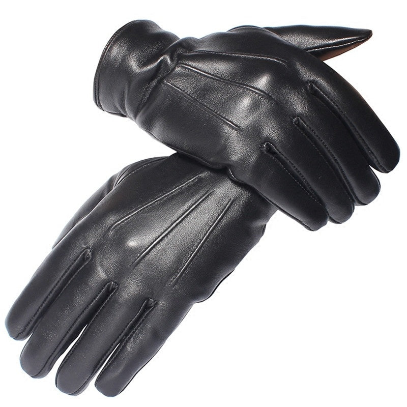 Touchscreen Leather Gloves