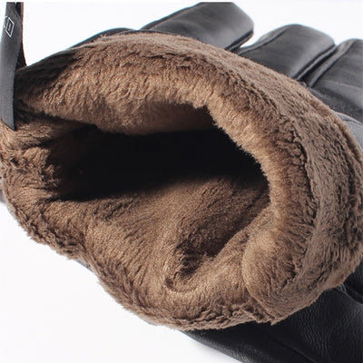 Touchscreen Leather Gloves