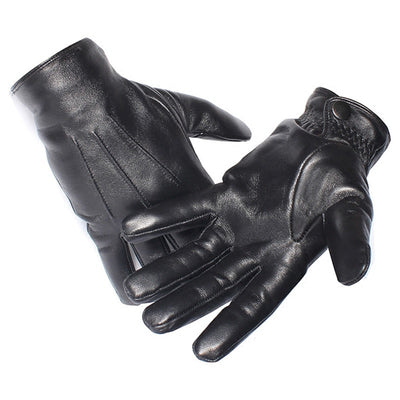 Touchscreen Leather Gloves