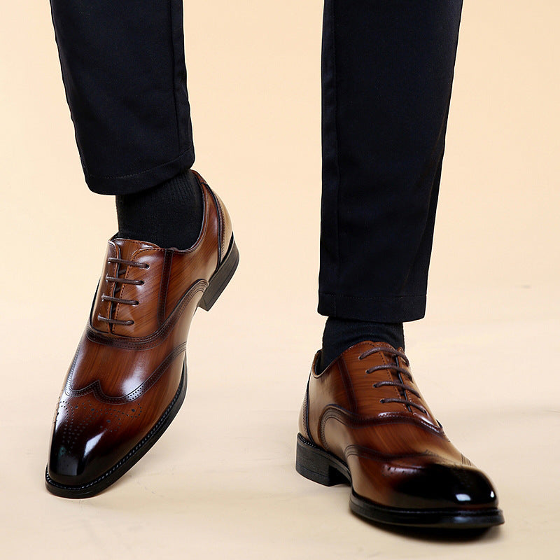 British Brogue Leather Shoes