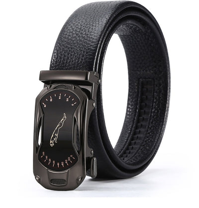 Automatic Leather Buckle Belt