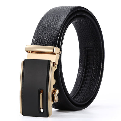 Automatic Leather Buckle Belt