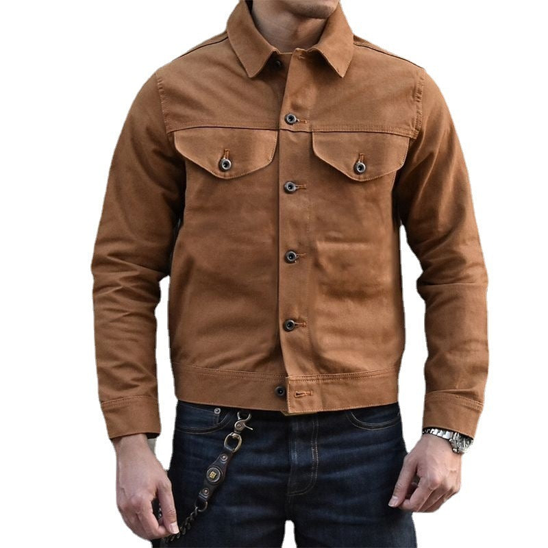 Men's Solid Color Jacket