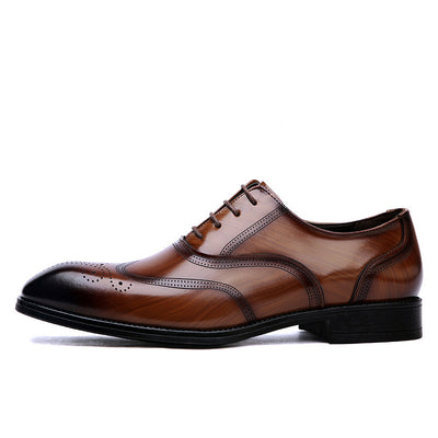 British Brogue Leather Shoes