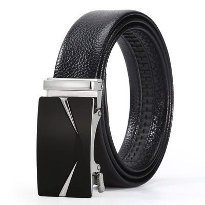 Automatic Leather Buckle Belt