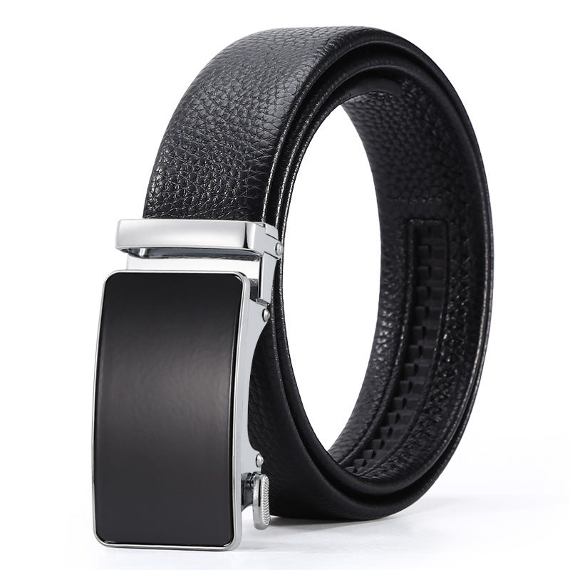 Automatic Leather Buckle Belt