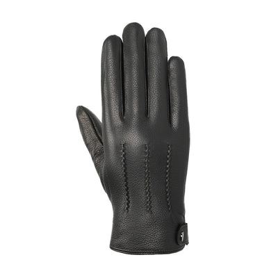 Fleece-Lined Leather Gloves