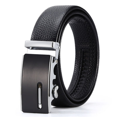 Automatic Leather Buckle Belt